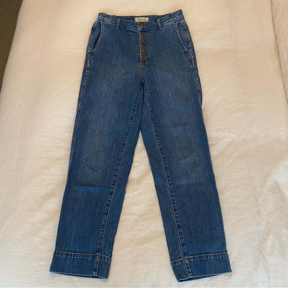 Madewell Tapered Jeans in Eastgate Wash - Button Front Edition - Picture 11 of 14